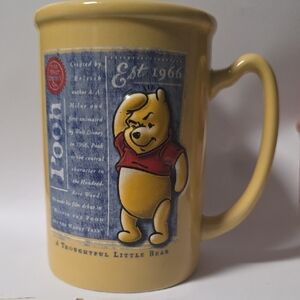 Disney Pooh Bear Yellow Mug